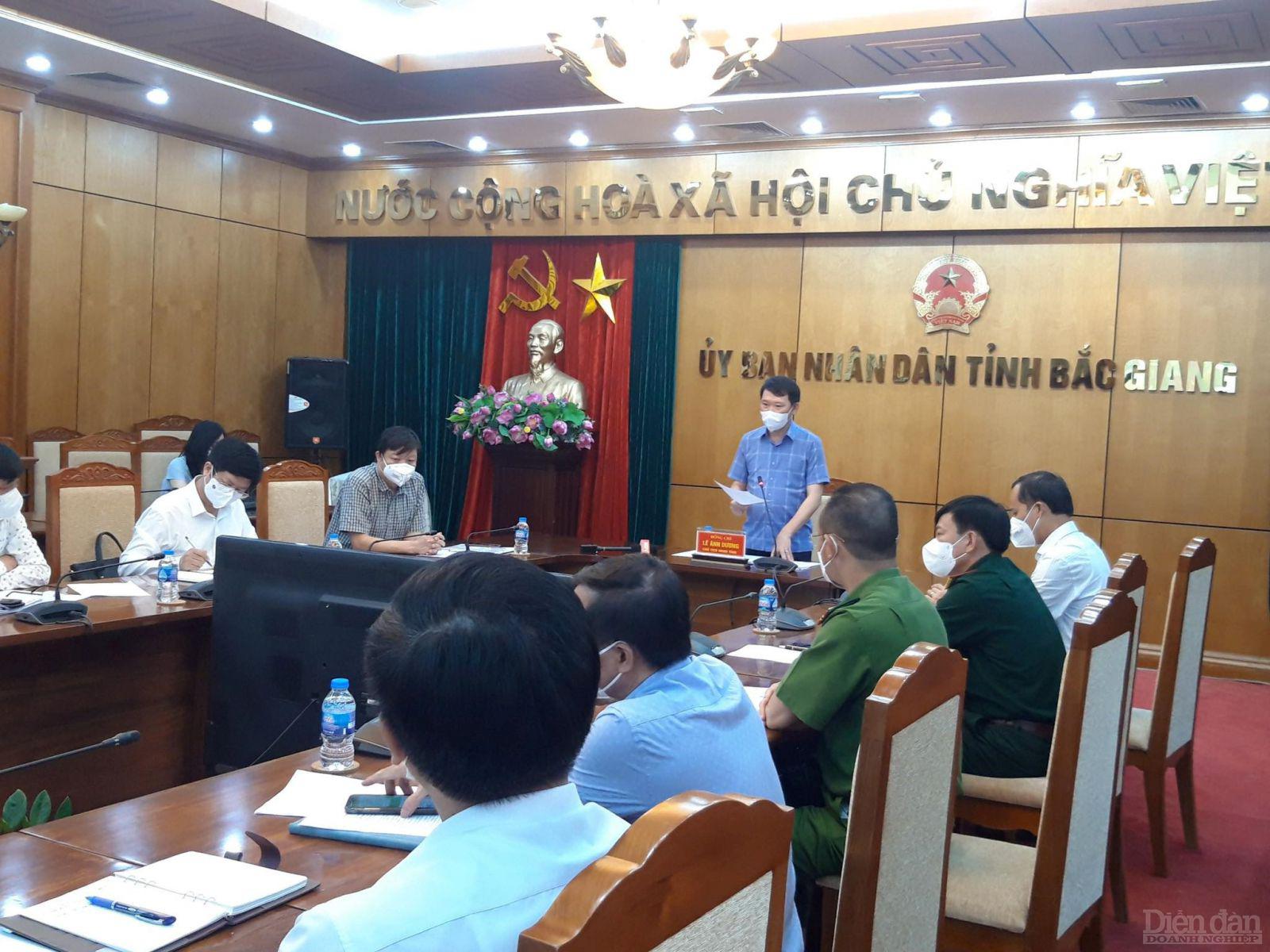  Ban chỉ đạo phòng, chống dịch COVID-19 phối hợp rất chặt chẽ với Bộ phận thường trực của Bộ Y tế tại Bắc Giang.