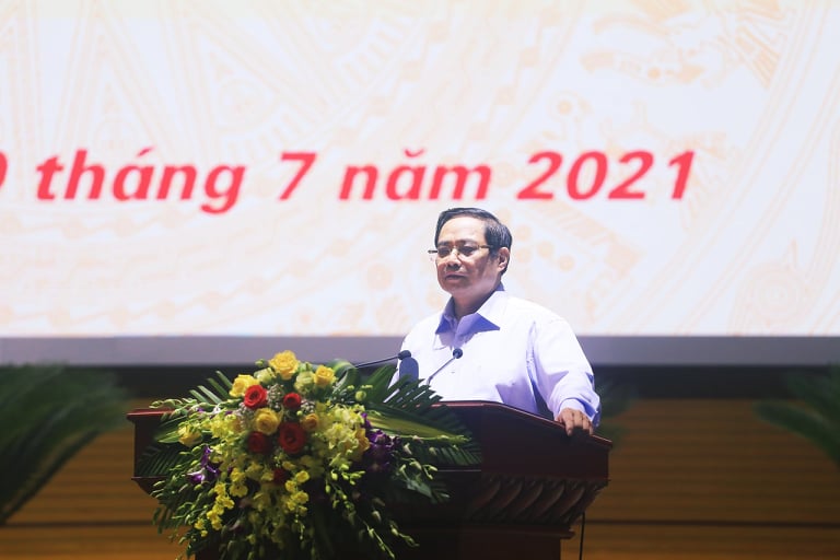 Thủ tướng Chính phủ Phạm Minh Chính phát biểu chỉ đạo tại Lễ phát động.