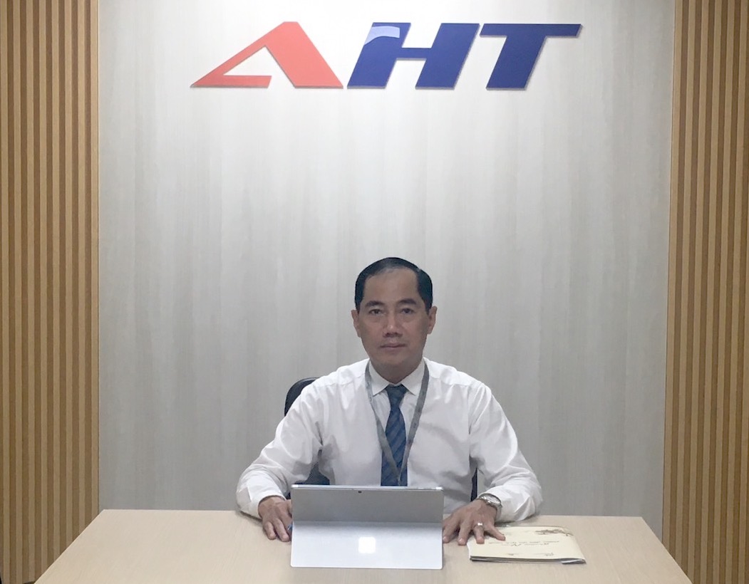 Ông Đỗ Trọng Hậu - Phó Tổng giám đốc Công ty Cổ phần đầu tư khai thác nhà ga quốc tế Đà Nẵng (AHT)