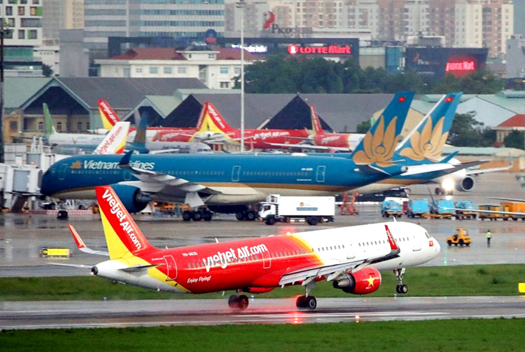 Theo Cục Hàng không Việt Nam, đến ngày 25/3 đã có 23 hãng hàng không khai thác 67 chặng bay giữa Việt Nam và 20 quốc gia, vùng lãnh thổ.