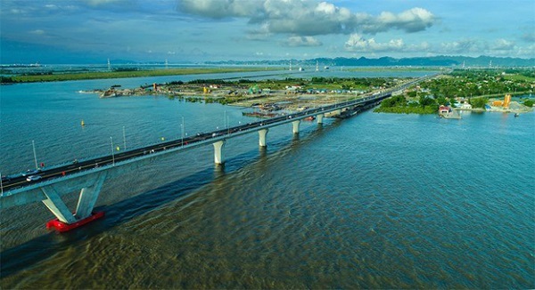 Cầu Tân Vũ - Lạch Huyện có tổng chiều dài 5,44km