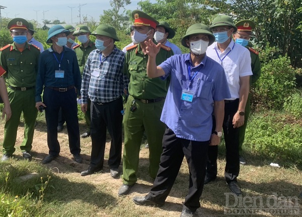 Ông Nguyễn Văn Tùng – Chủ tịch UBND TP Hải Phòng chỉ đạo tại khu vực 9,2ha đất có nguồn gốc quốc phòng bị lấn chiếm