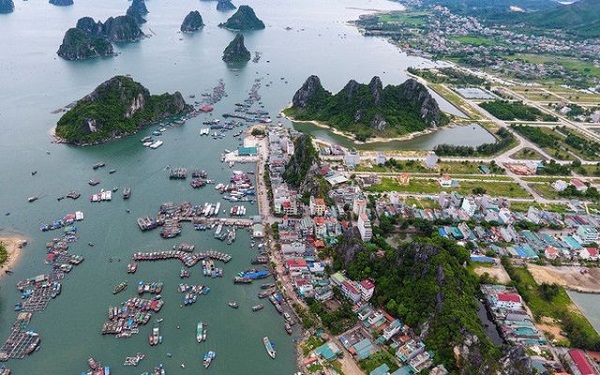 KKT Vân Đồn, tỉnh Quảng Ninh nhìn từ trên cao