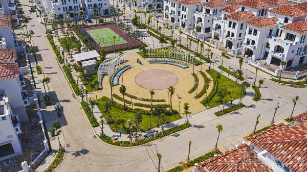 Khu vực công viên thuộc dự án Sun Grand City Feria Hạ Long