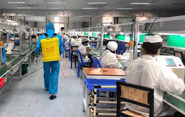 Các doanh nghiệp trong KCN tại Bắc Giang vừa chống dịch, vừa đảm bảo sản xuất 
