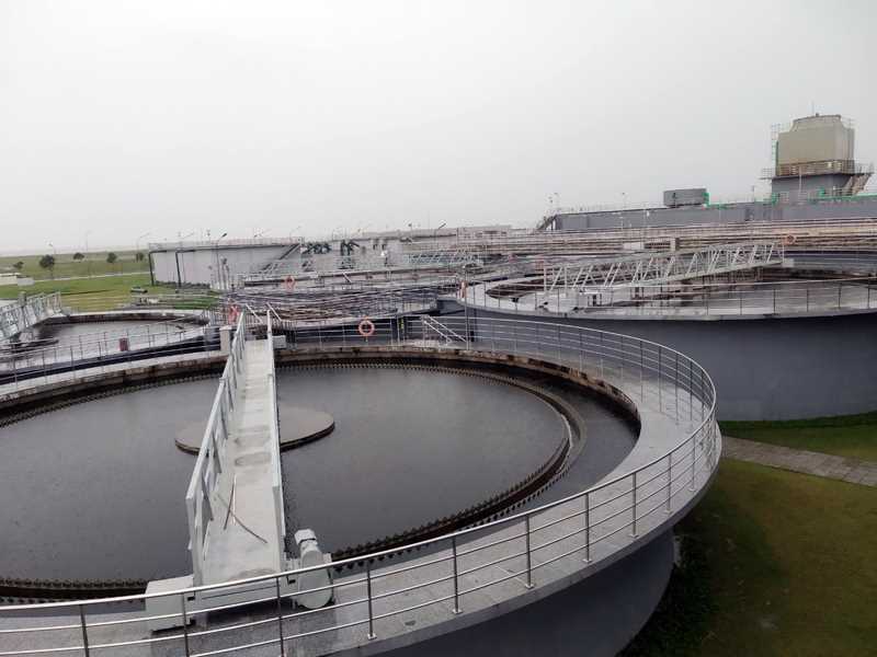 Hệ thống xử lý nước thải tại KCN Cảng biển Hải Hà