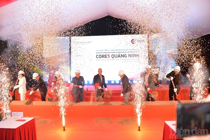 Liên doanh Indochina Capital và Tập đoàn Kajima khởi công Dự án Core5 Quảng Ninh tại KCN Bắc Tiền Phong, Thị xã Quảng Yên