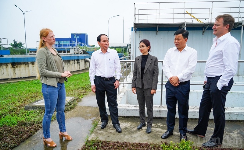 Lãnh đạo TP Hải Phòng đến thăm Nhà máy xử lý nước thải của KCN Deep C1