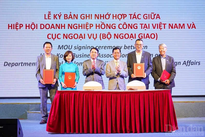 Sở Ngoại vụ TP Hải Phòng và Hiệp hội doanh nghiệp Hồng Kông (Trung Quốc) tại Việt Nam ký kết Biên bản ghi nhớ hợp tác