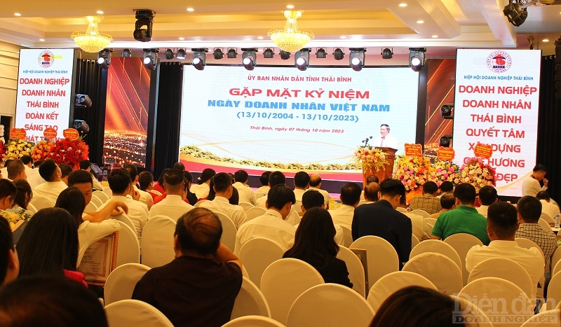Chương trình gặp mặt kỷ niệm ngày Doanh nhân Việt Nam tại tỉnh Thái Bình