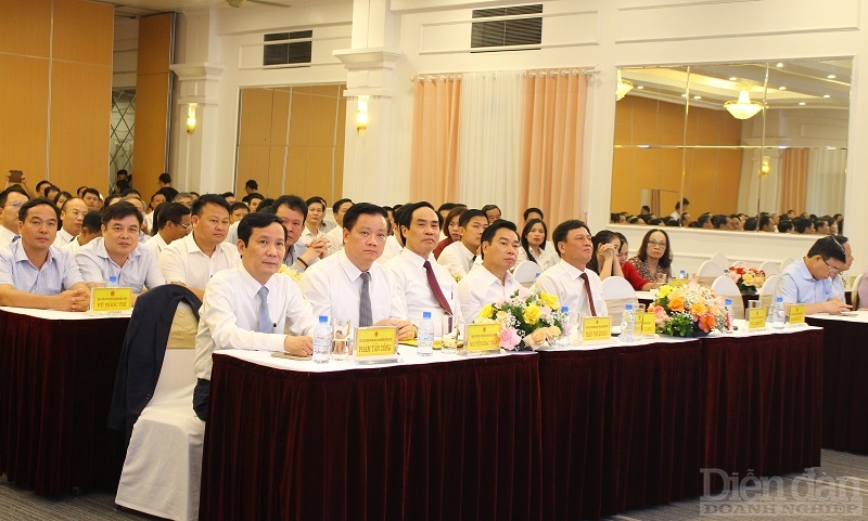 Các đại biểu tham dự chương trình gặp mặt kỷ niệm ngày Doanh nhân Việt Nam