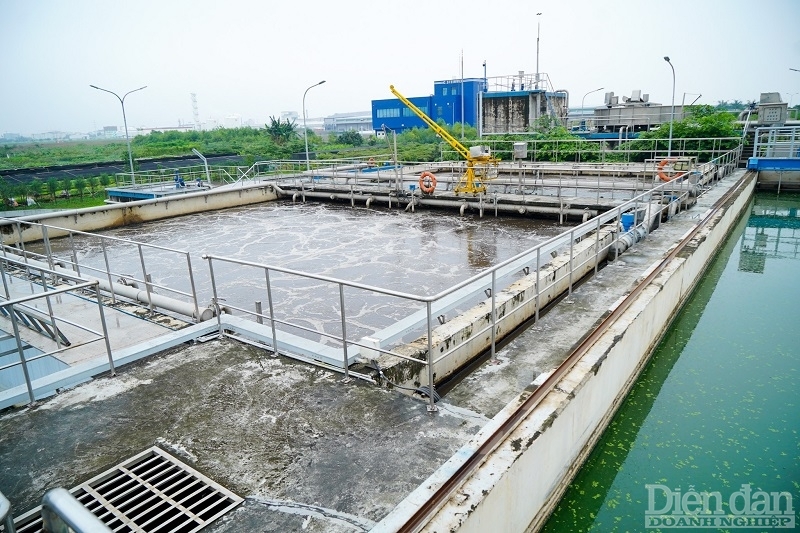 Khu vực nhà máy xử lý nước thải của KCN DEEP C