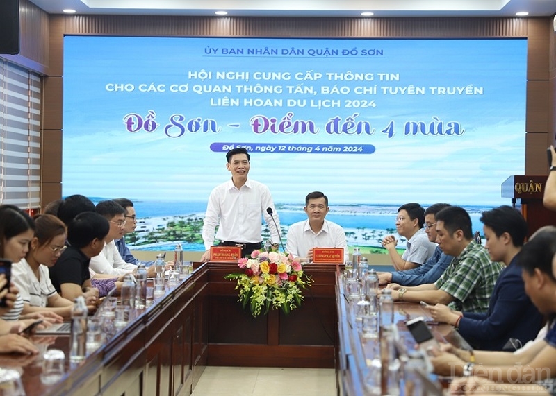 Ông Phạm Hoàng Tuấn - Phó Chủ tịch UBND quận Đồ Sơn cho biết, Liên hoan du lịch Đồ Sơn 2024 sẽ có nhiều sản phẩm du lịch mới hứa hẹn hấp dẫn du khách