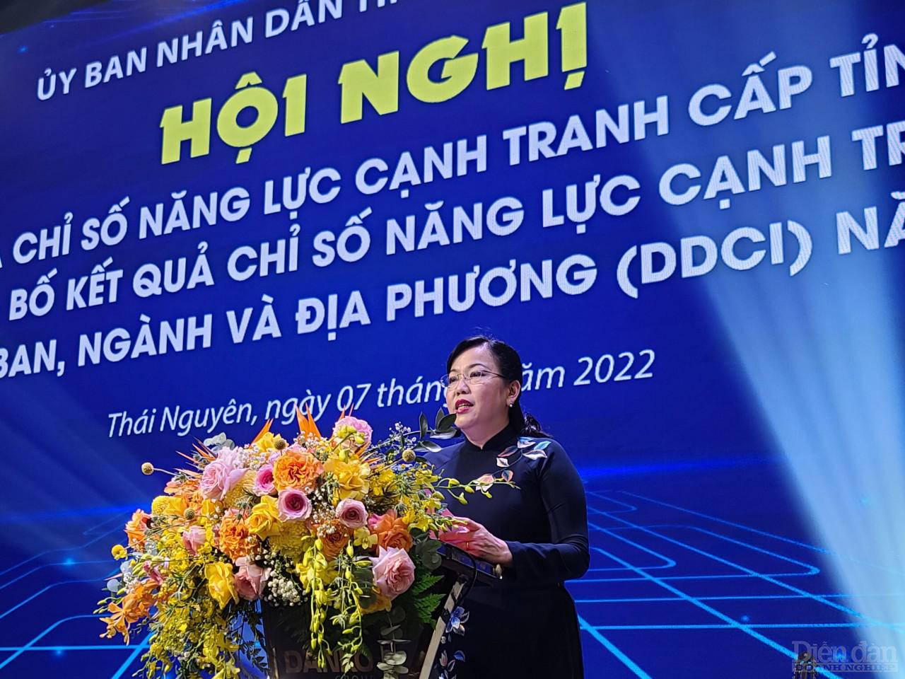 Bà Nguyễn Thanh Hải – Bí thư Tỉnh ủy Thái Nguyên