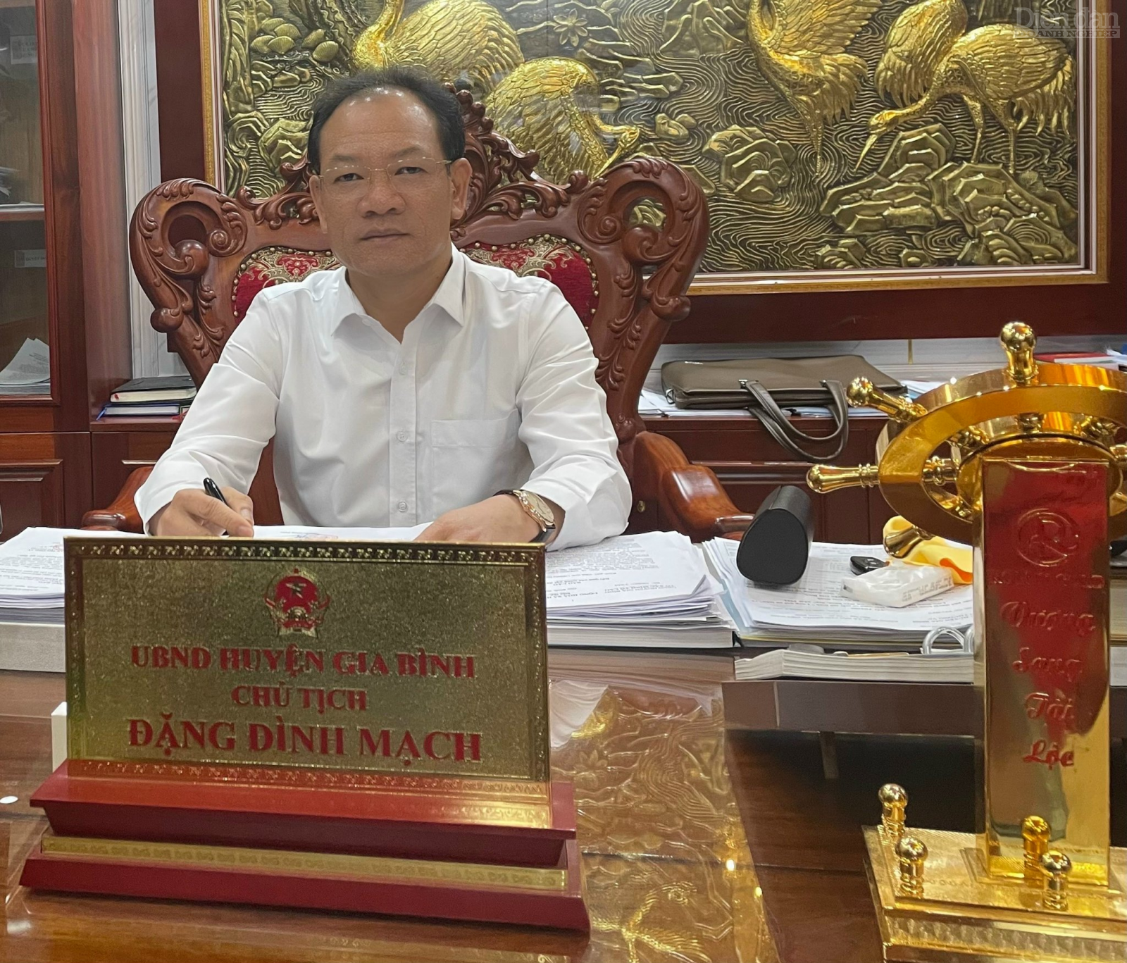 Chủ tịch UBND huyện Gia Bình - Đặng Đình Mạch