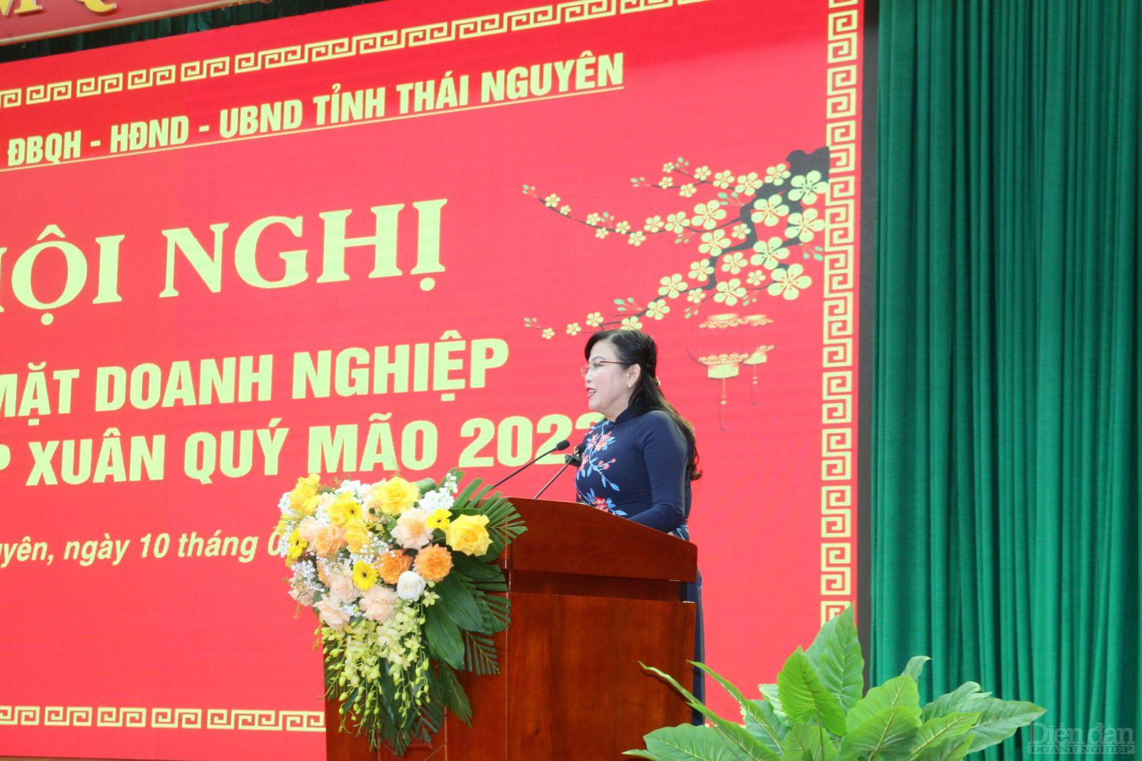 Bà Nguyễn Thanh Hải – Bí thư Tỉnh ủy Thái Nguyên