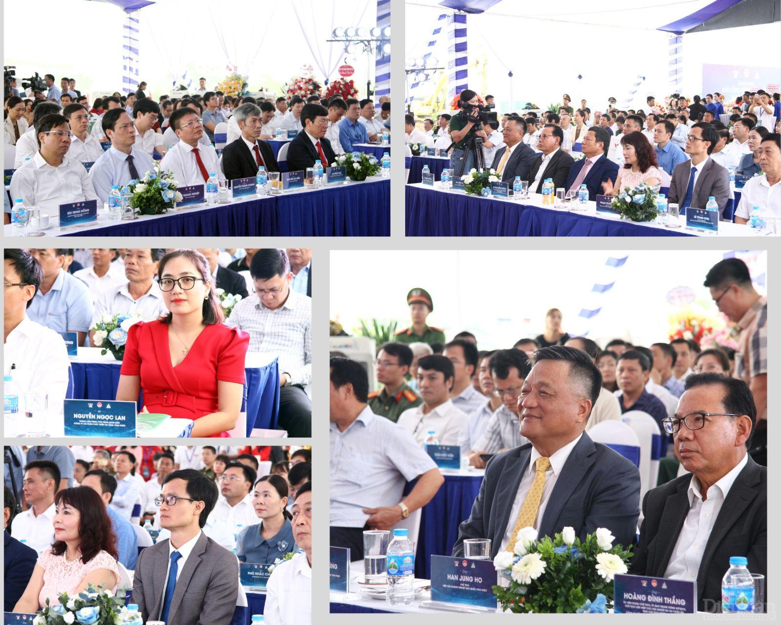 Các đại biểu tham dự Lễ khởi công Khu công nghiệp Sông Lô II