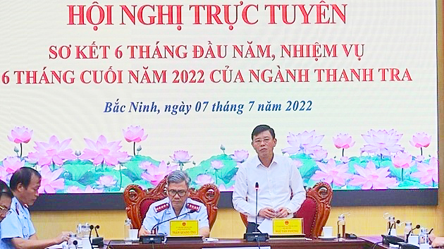 Ông Ngô Tân Phượng, Phó Chủ tịch UBND tỉnh Bắc Ninh lưu ý, thời gian tới, bên cạnh thanh tra theo kế hoạch, ngành cần chú trọng thanh tra đột xuất khi phát hiện dấu hiệu vi phạm pháp luật.