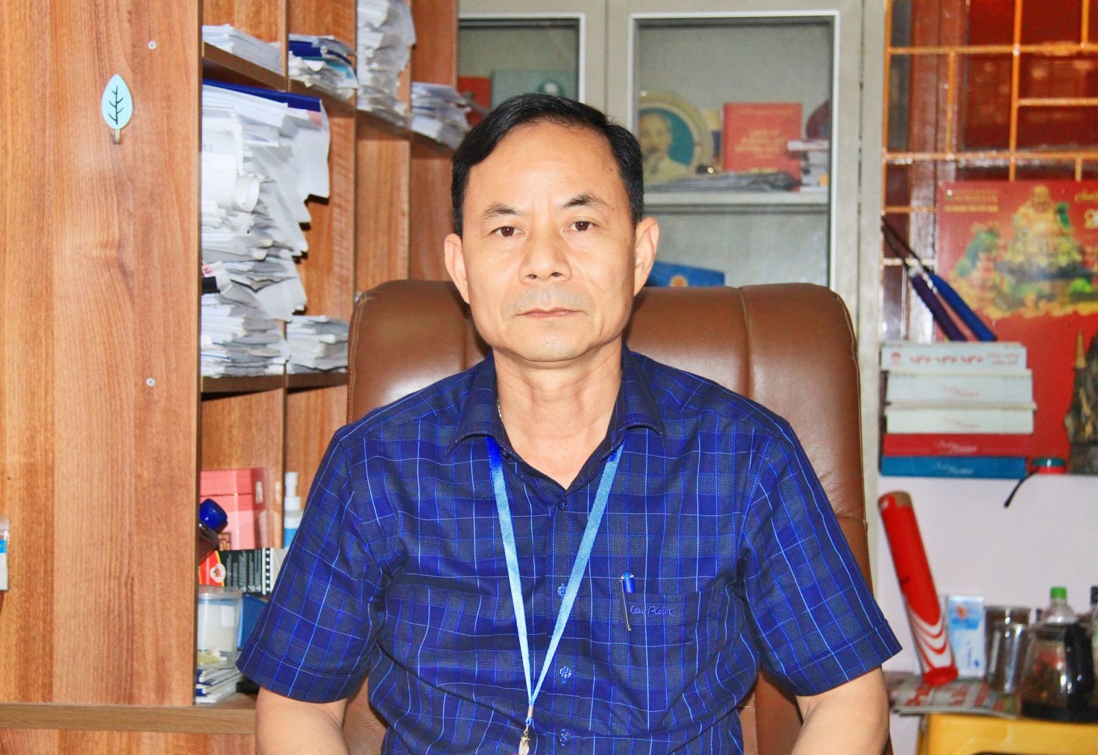 Ông Hà Văn Trọng – Chủ tịch UBND phường Vân Dương trao đổi với phóng viên Diễn đàn Doanh nghiệp.