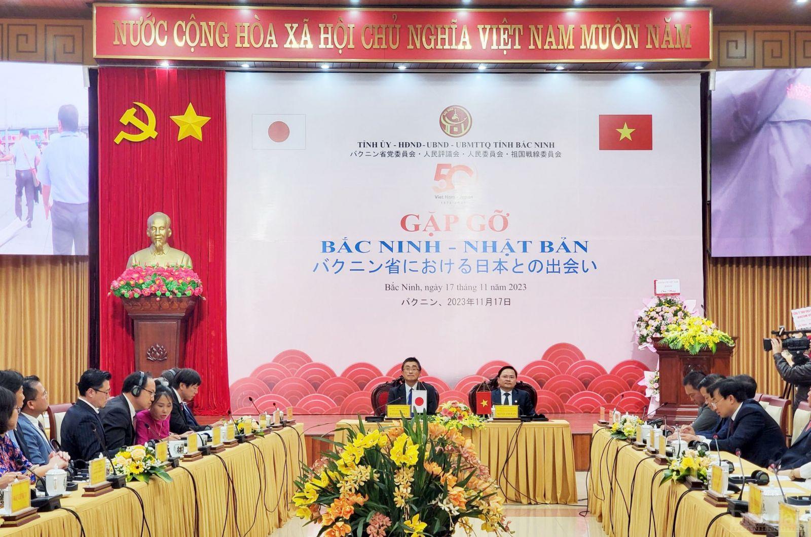 Quang cảnh Chương trình “Gặp gỡ Việt Nam – Nhật Bản” tại tỉnh Bắc Ninh