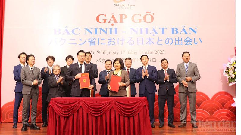 Lễ ký kết bản ghi nhớ hợp tác giữa UBND tỉnh Bắc Ninh và Tập đoàn Nihon Toyo, Nhật Bản