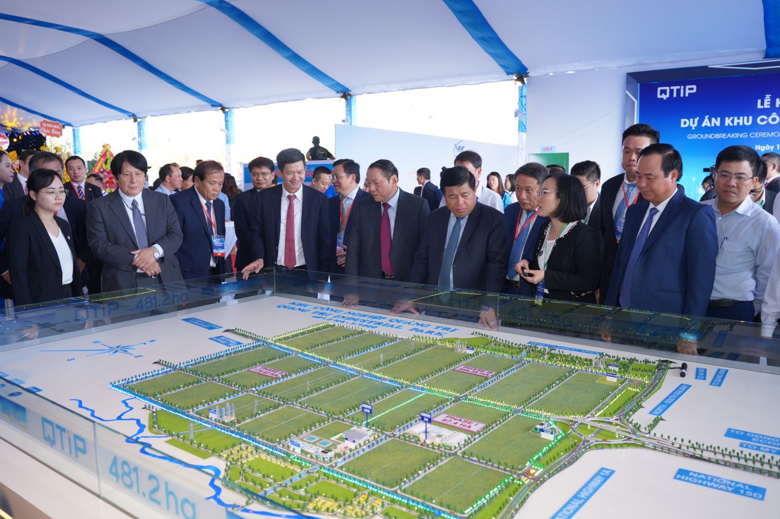 Dự án Khu công nghiệp Quảng Trị là dự án trọng điểm của tỉnh, có ý nghĩa rất quan trọng trong việc thu hút đầu tư, phát huy tiềm năng, thế mạnh của Quảng Trị