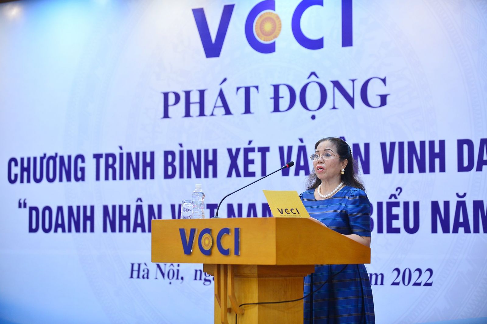 Bà Ninh Thị Ty - Chủ tịch Hội đồng quản trị Công ty Tập đoàn Hồ Gươm (ảnh: Quốc Tuấn)