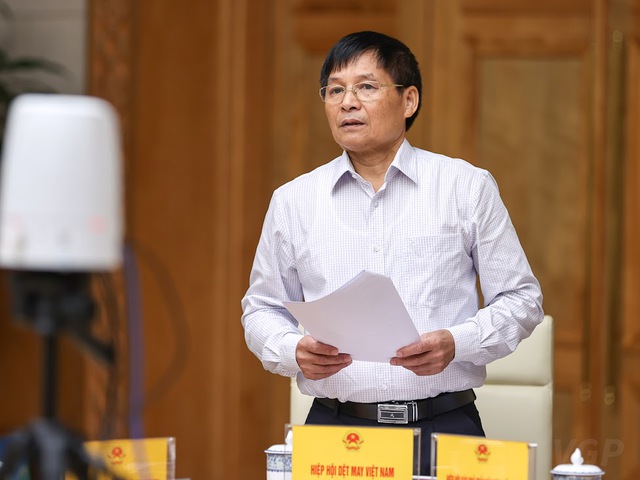 Phó Chủ tịch Thường trực kiêm Tổng Thư ký Hiệp hội Dệt May Việt Nam Trương Văn Cẩm (VGP)