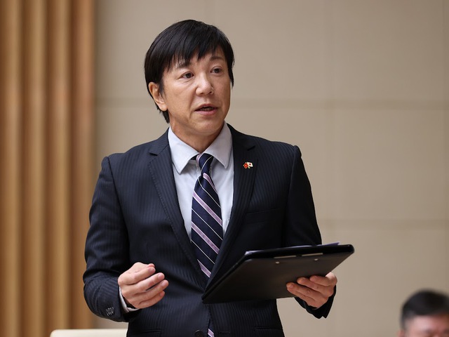 Ông Nakajima Takeo – Trưởng đại diện JETRO tại Hà Nội (ảnh: VPG)