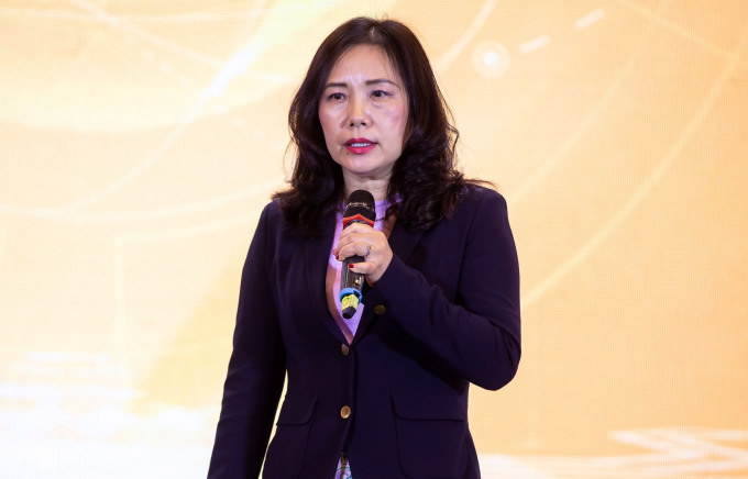 Bà Đỗ Thị Thuý Hương - Phó Chủ tịch Hiệp hội công nghiệp hỗ trợ Việt Nam, Uỷ viên BCH Hiệp hội doanh nghiệp điện tử Việt Nam