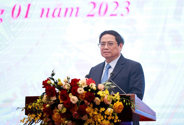Thủ tướng Chính phủ Phạm Minh Chính phát biểu chỉ đạo 
