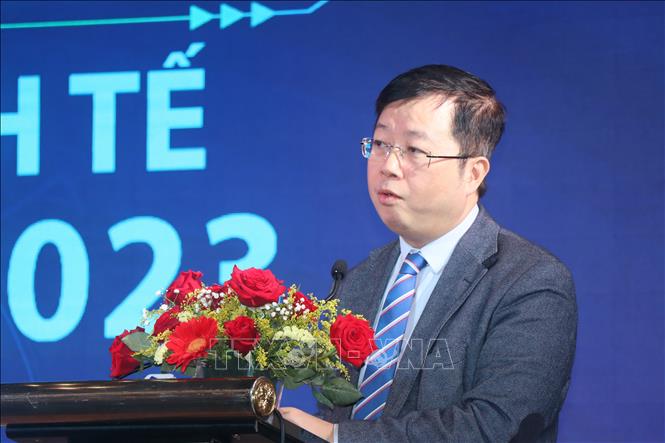 Thứ trưởng Bộ Thông tin và Truyền thông Nguyễn Thanh Lâm phát biểu tại diễn đàn
