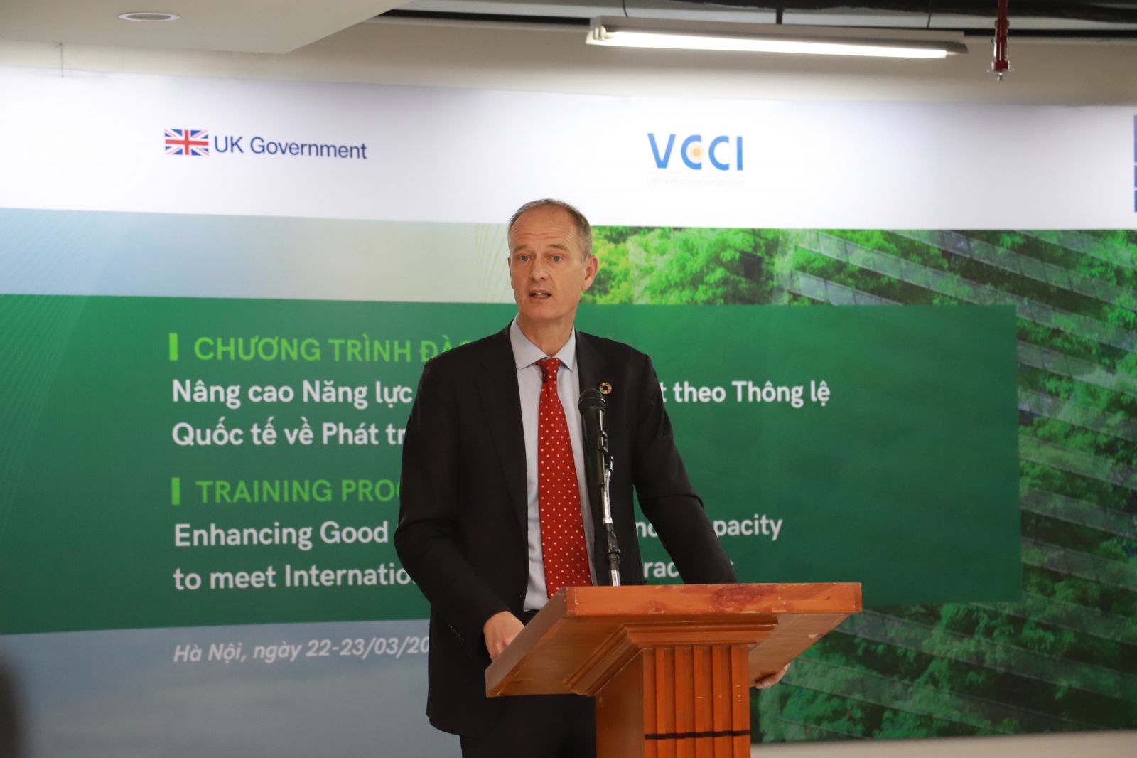 Ông Patrick Haverman - Phó Đại diện thường trú UNDP tại Việt Nam 