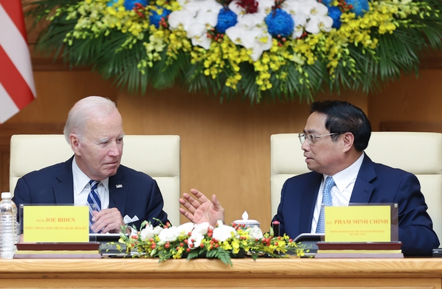 Hai nhà lãnh đạo đã thống nhất về trụ cột hợp tác mới giữa Mỹ và Việt Nam