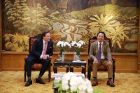 Phó Chủ tịch VCCI Nguyễn Quang Vinh tiếp Đại sứ Hoa Kỳ Marc E. Knapper
