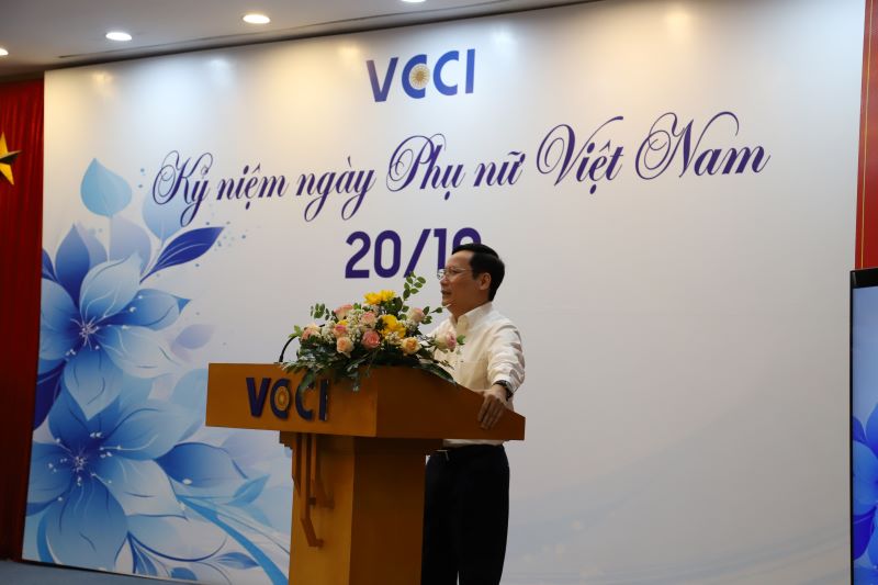Chủ tịch VCCI Phạm Tấn Công phát biểu tại sự kiện