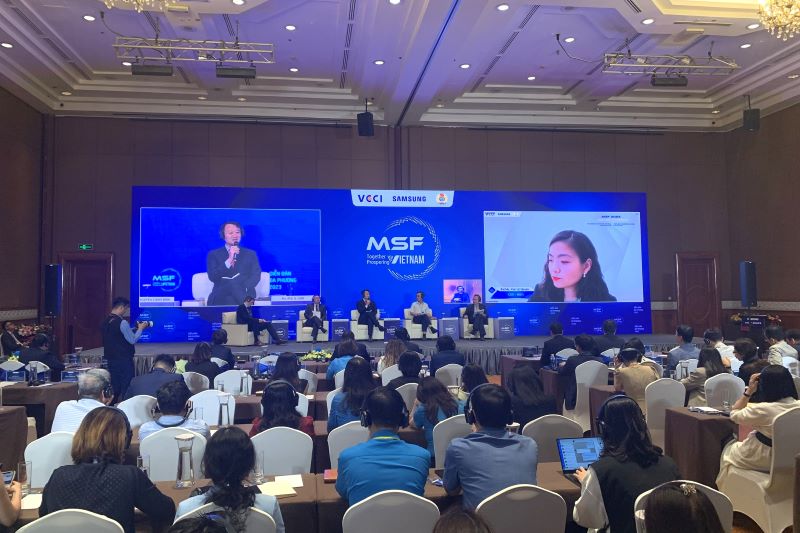 Diễn đàn là nơi để các chuyên gia, lãnh đạo doanh nghiệp chia sẻ các ý tưởng về xây dựng khai thác sức mạnh từ văn hóa kinh doanh Việt Nam