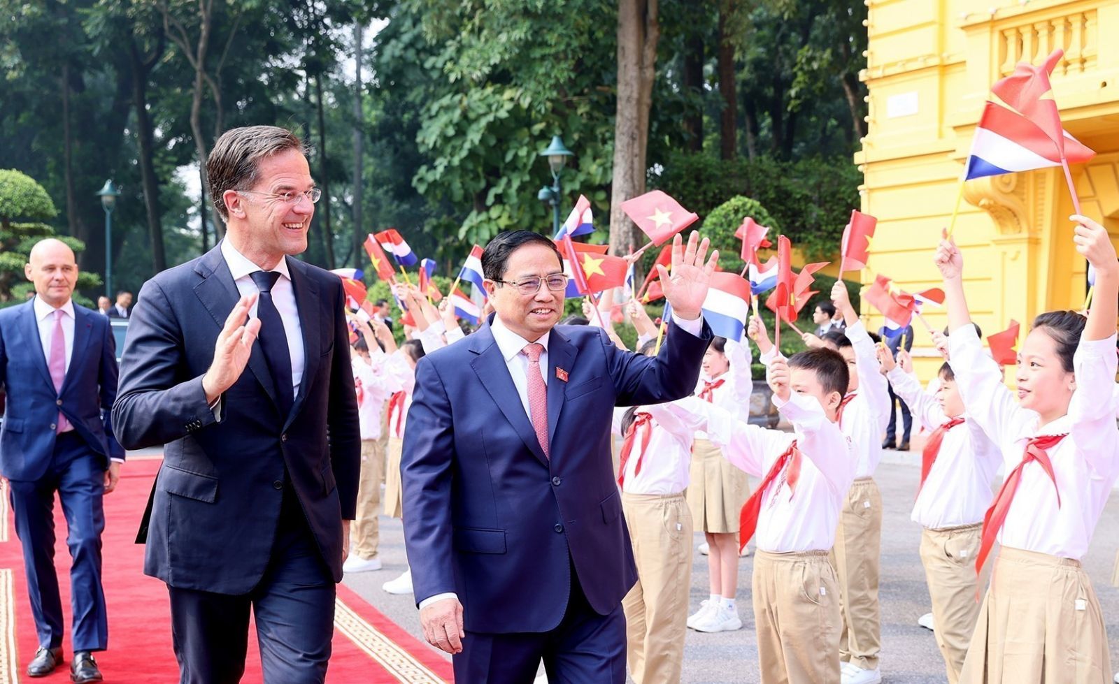 Thủ tướng Hà Lan Mark Rutte bắt đầu chuyến thăm chính thức Việt Nam từ 1-2/11/2023