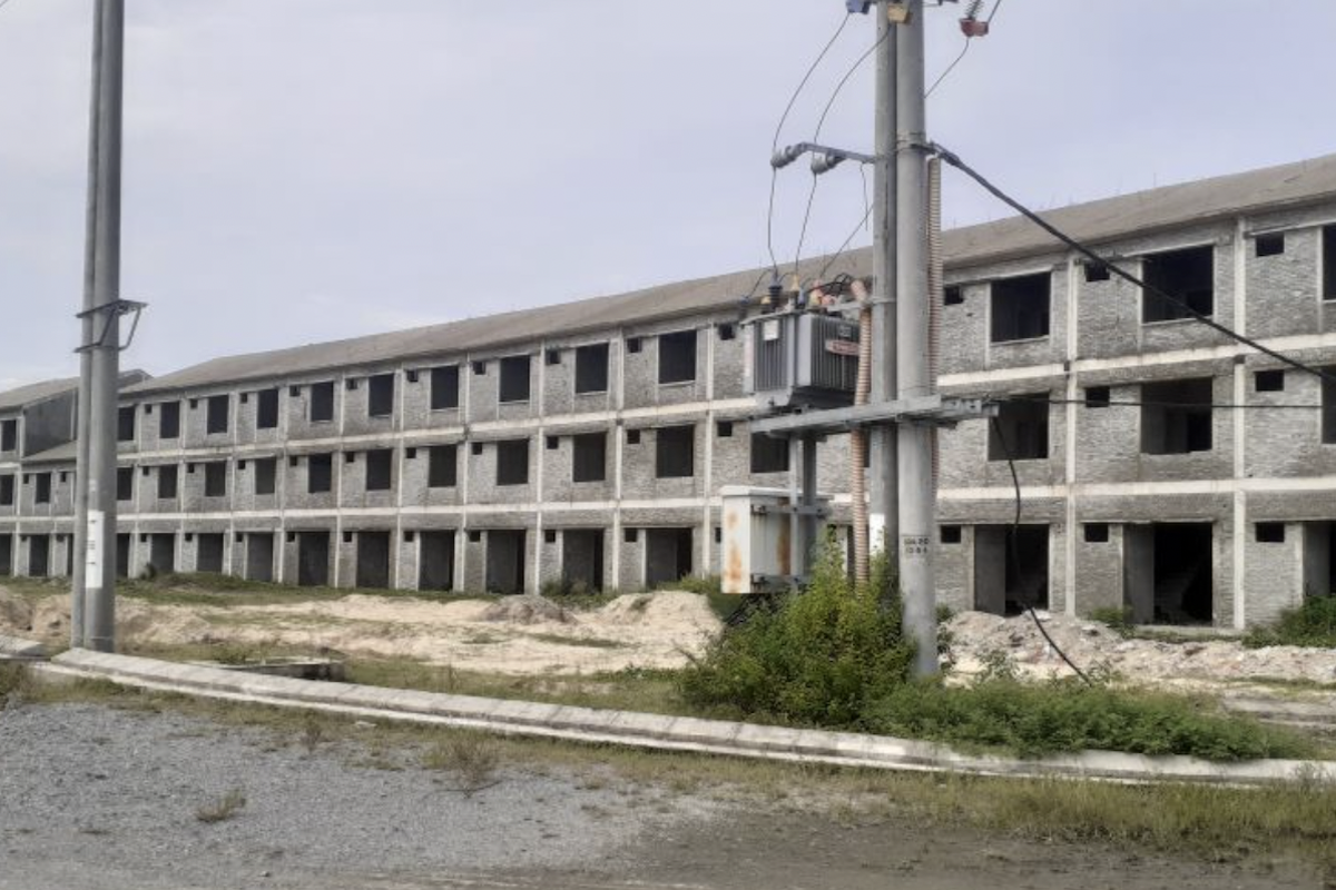 Hiện nay, nhiều dự án bất động sản tại Quảng Nam gần như “bất động” và dừng thi công. 