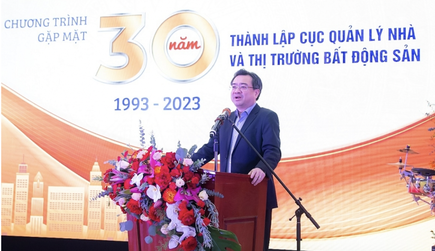 Bộ trưởng Nguyễn Thanh Nghị phát biểu chỉ đạo tại buổi gặp mặt.