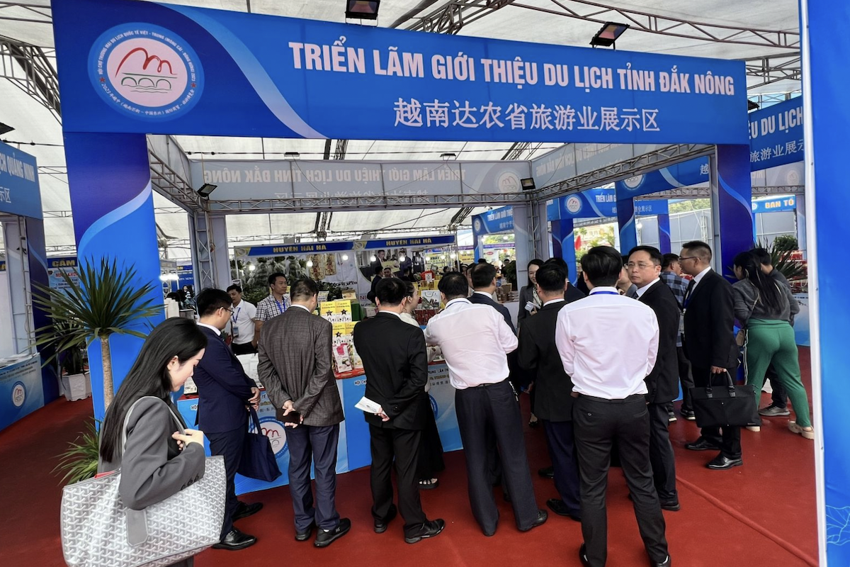 Gian hàng quảng bá du lịch tỉnh Đắk Nông tại Hội chợ Thương mại, Du lịch quốc tế Việt - Trung lần thứ 15 năm 2023