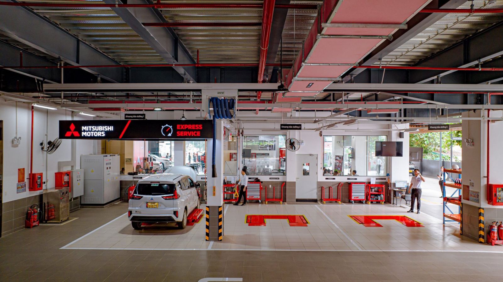 Mitsubishi Motors Thủ Đức với diện tích rộng đến 8.100m2