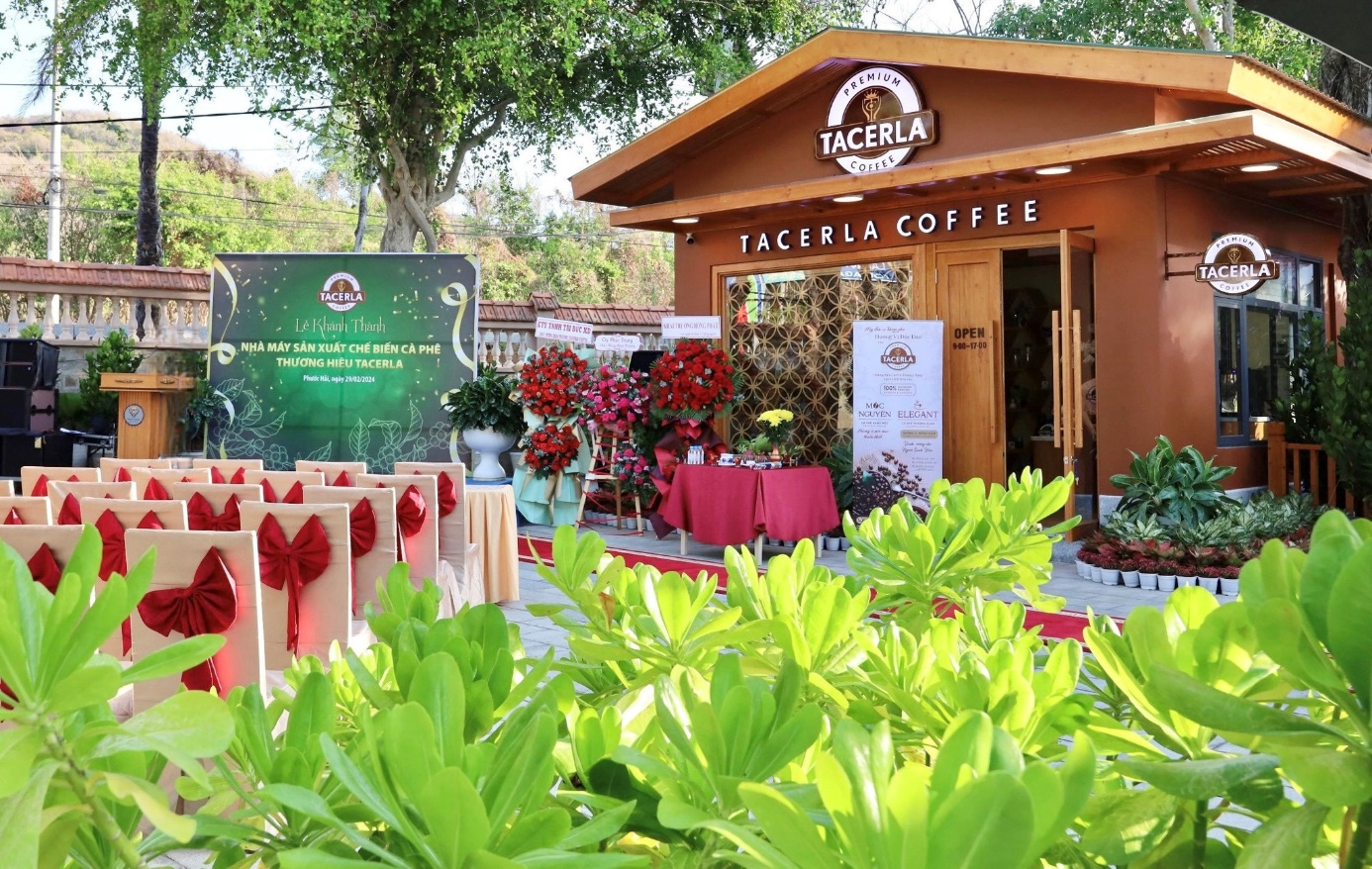 Lễ ra mắt thương hiệu TACERLA COFFEE và khánh thành nhà máy sản xuất chế biến cà phê TACERLA