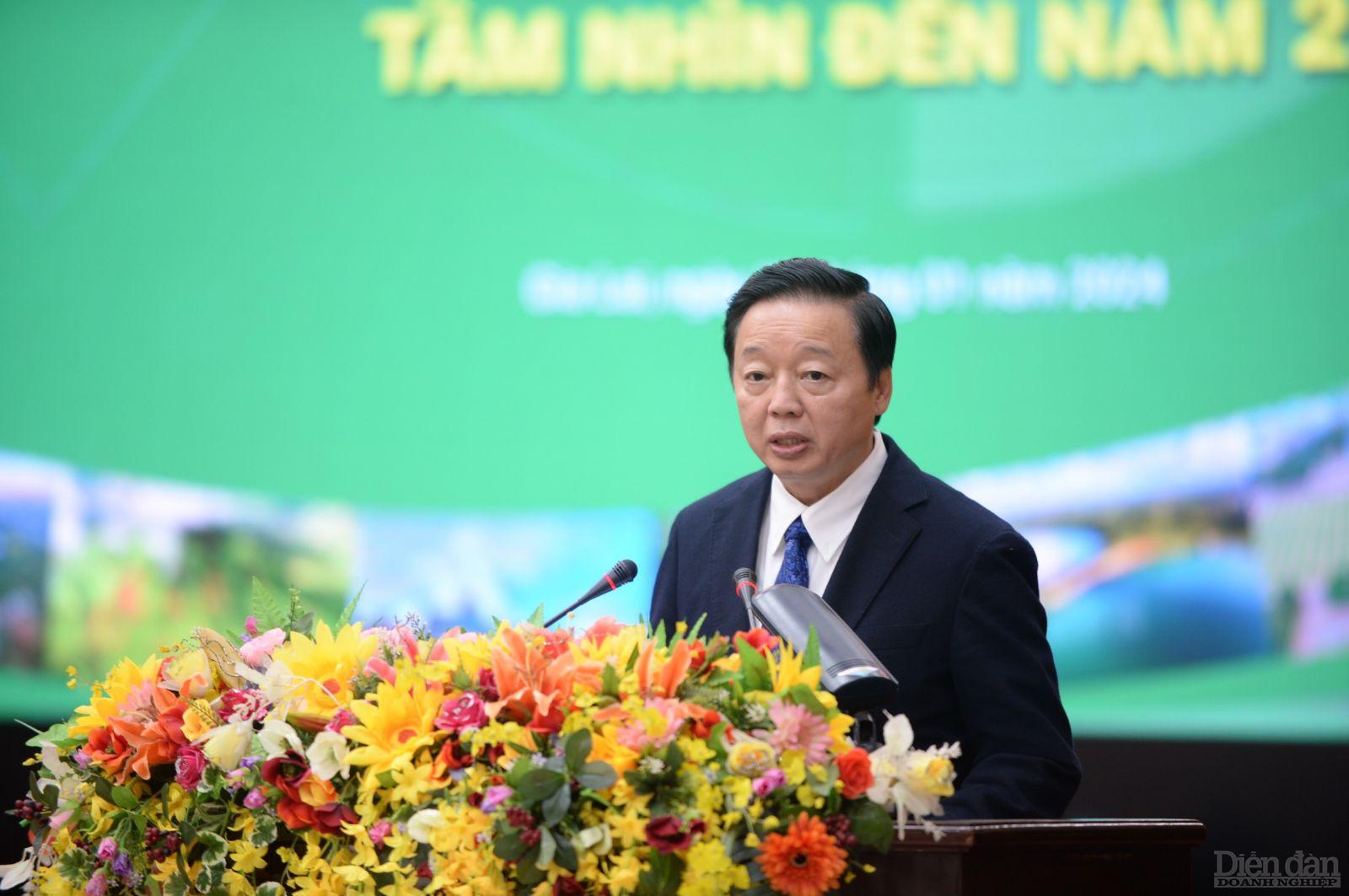 Phó Thủ tướng Trần Hồng Hà phát biểu chỉ đạo tại lễ công bố quy hoạch tỉnh Gia Lai