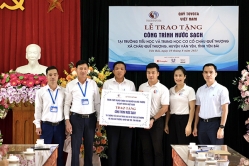 Qũy Toyota Việt Nam bàn giao công trình nước sạch cho trường học tại Yên Bái