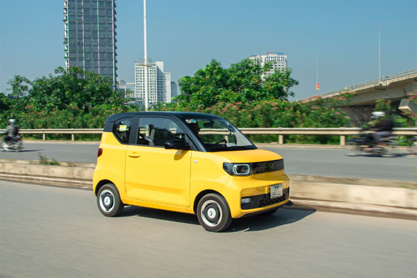 Xe điện của liên doanh GM (Mỹ) - HongGuang MiniEV hiện là mẫu ô tô có giá bán thấp nhất tại Việt Nam.
