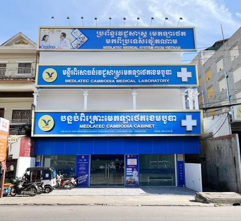 Phòng khám MEDLATEC CAMBODIA - “dấu chân” đầu tiên của Hệ thống Y tế MEDLATEC tại thị trường quốc tế 