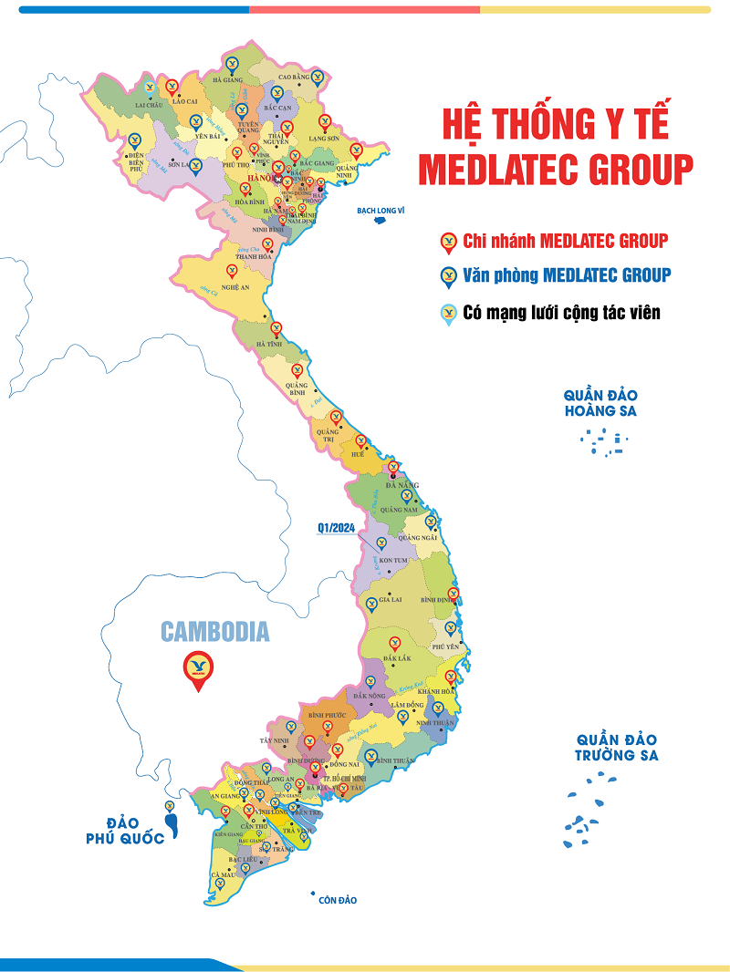 Hệ thống Y tế MEDLATEC là đơn vị có độ phủ lớn nhất toàn quốc